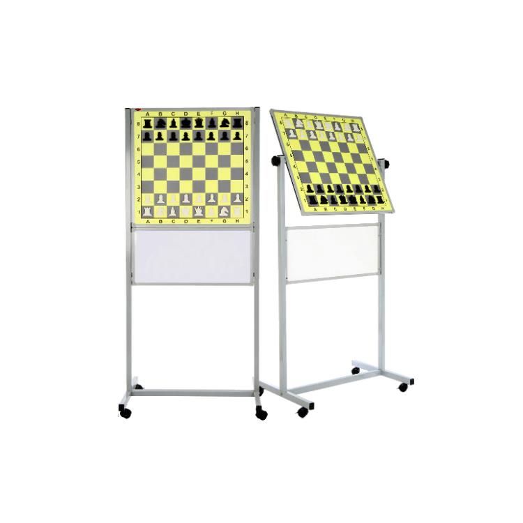 Mobil Ayaklı Manyetik Satranç Tahtası <b>(70x100)</b> Çift Taraflı