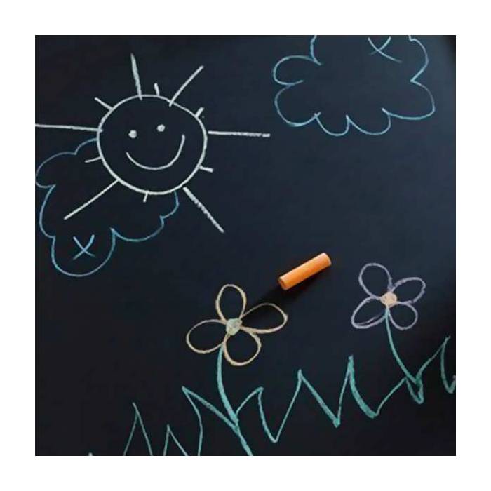 Yapışkanlı Siyah (Kara) Tebeşirli Yazı Tahtası Yüzeyi ( Rulo ) - 1,2x2 metre