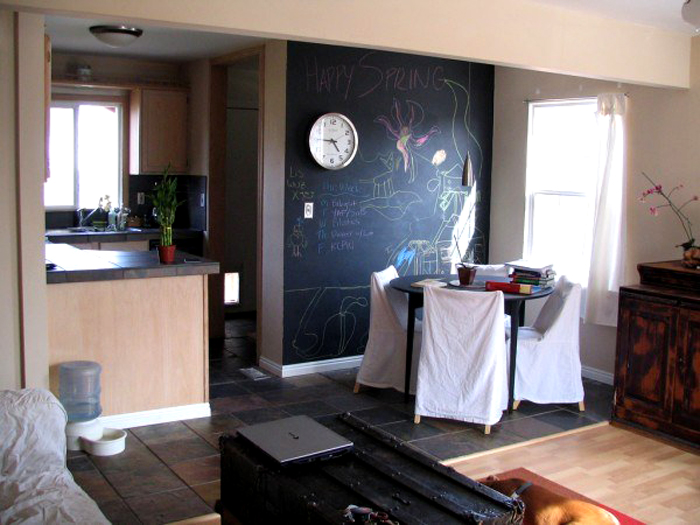 Yapışkanlı Siyah (Kara) Tebeşirli Yazı Tahtası Yüzeyi ( Rulo ) - 1,2x2 metre