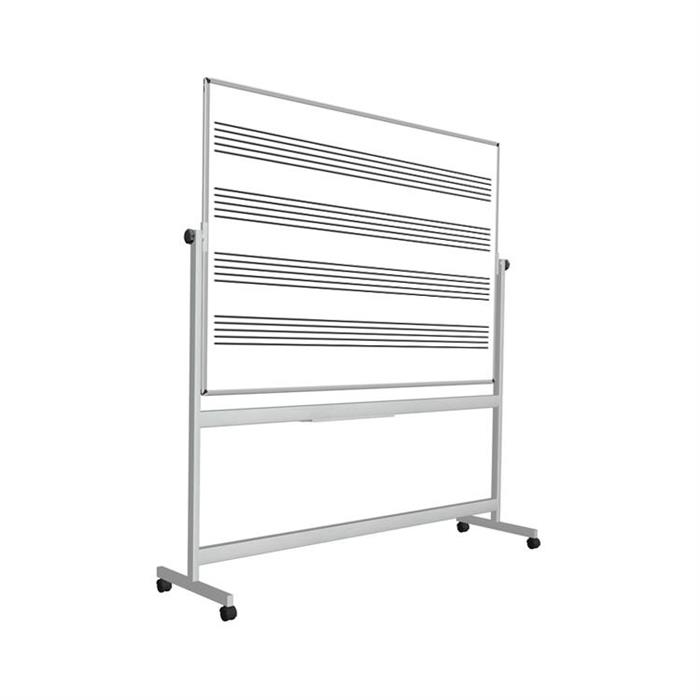 Sonyal <b>120*200 </b>  Mobil Müzik Çizgili <b> Çift Taraflı </b> Beyaz Yazı Tahtası