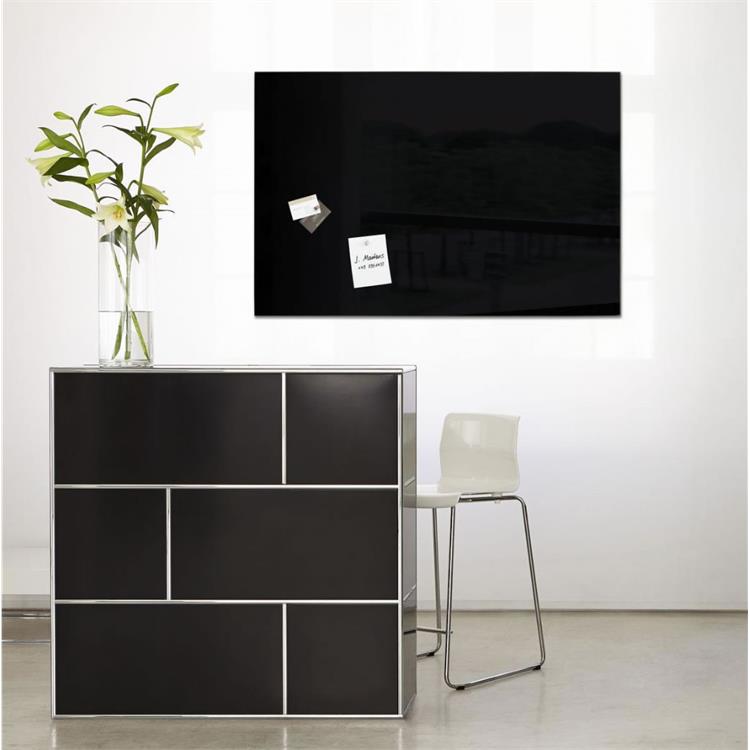 Sonyal <b> 45x60 </b> Manyetik Siyah Cam Yazı Tahtası