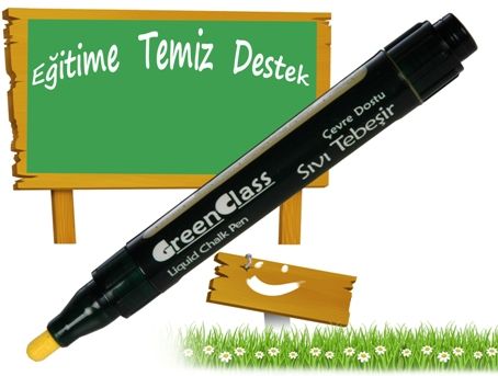 Sarı Sıvı Tebeşir Yazı Tahtası Kalemi