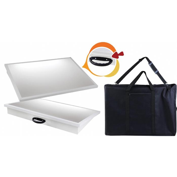 35x50 Işıklı Çantalı Masa Üstü Çizim Masası