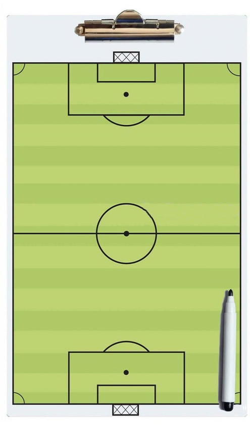 Sonyal <b>A3 </b> Dosya Tutacaklı Futbol Sahası Yazı Tahtası