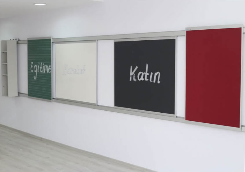 <b>120*90 cm</b> Çok Kullanımlı Modüler Yazı Tahtası