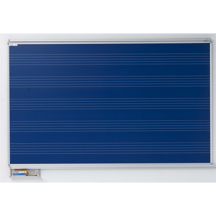 <b>120x300</b> Duvara Monte Çelik Emaye Mavi Müzik Yazı Tahtası