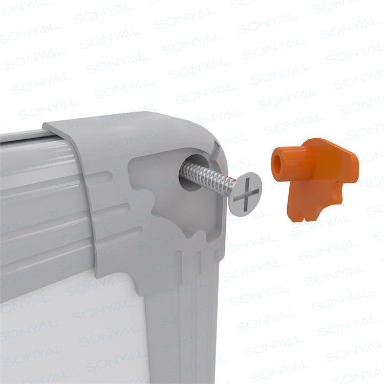 120x400 Duvara Monte Seramik Emaye Beyaz Manyetik Yazı Tahtası