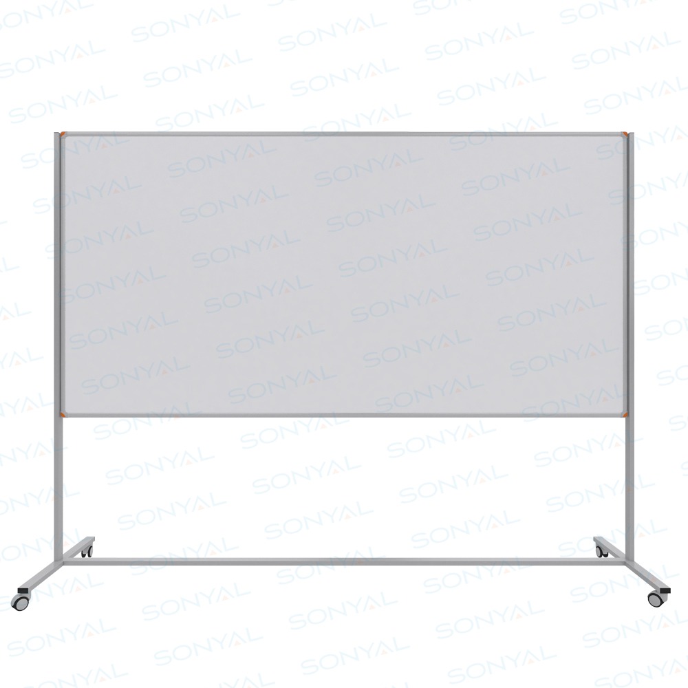 Sonyal <b>120*240 </b>  Mobil  Beyaz Yazı Tahtası- <b> Tek Taraflı </b> Laminat