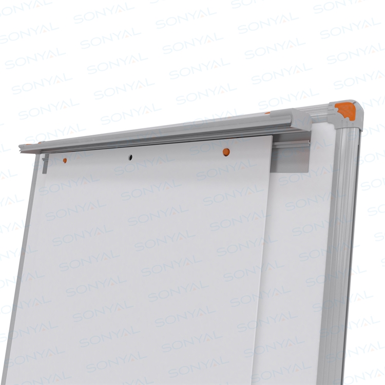 Sonyal <b>65*100 </b> Mobil Beyaz Yazı Tahtası- <b> Tek Taraflı Flipchart </b> Laminat