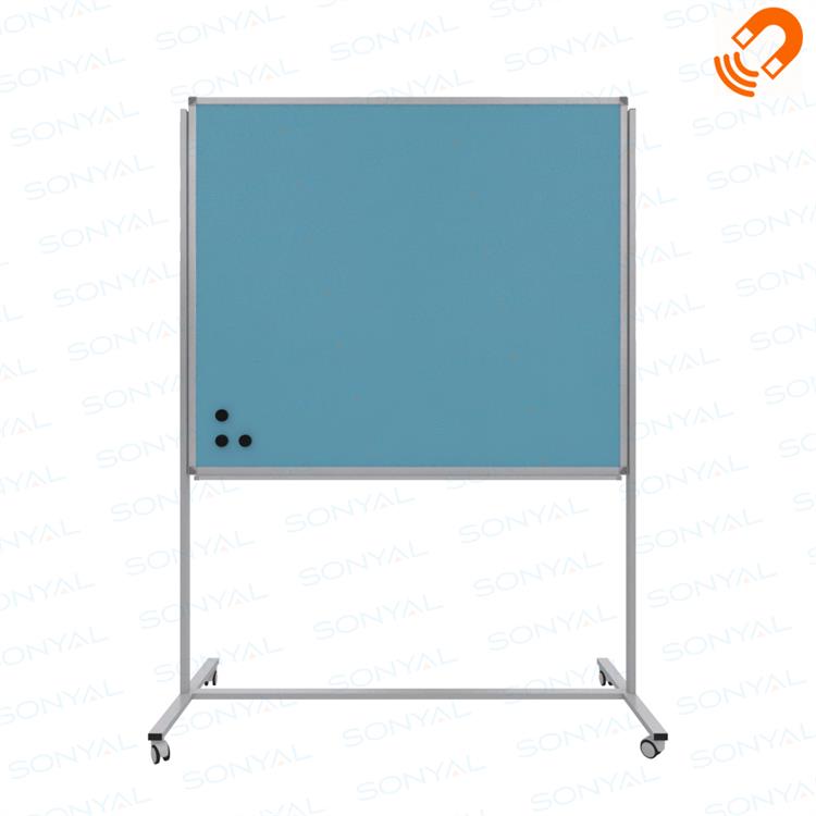 Sonyal <b>120*140 </b>  Mobil Mavi Yazı Tahtası- <b> Tek Taraflı </b> Mıknatıslı