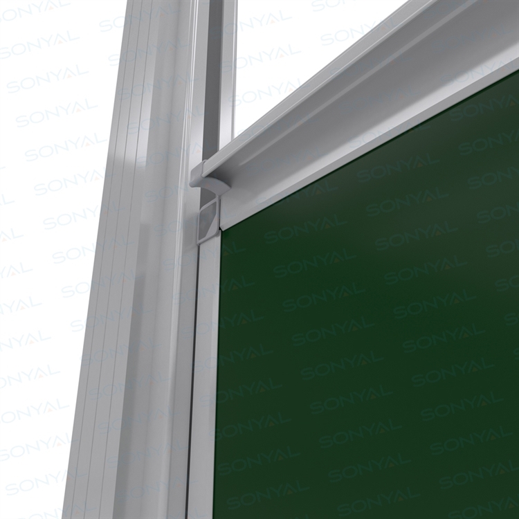 Sonyal <b>120x200</b> Tekli Giyotin Emaye Yeşil Duvara Monte Yazı Tahtası