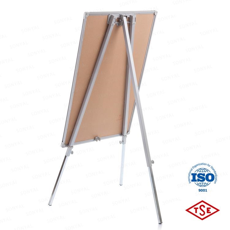 Sonyal <b>60x85</b> Teleskopik Ayaklı Laminat Beyaz Yazı Tahtası