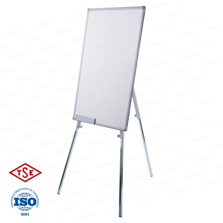 Sonyal <b>80x120</b> Teleskopik Ayaklı Laminat Beyaz Yazı Tahtası