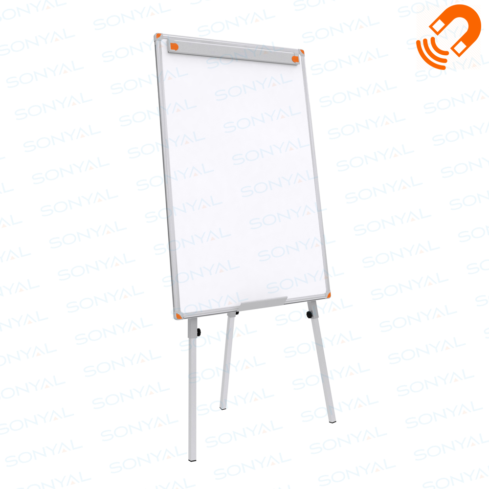 Sonyal <b>65x100</b> Teleskopik Ayaklı Manyetik Beyaz Yazı Tahtası (Flipkartlı)