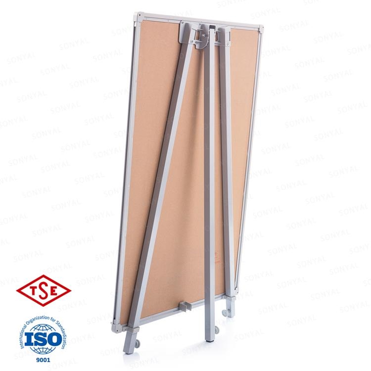 Sonyal <b>80x120</b> Teleskopik Ayaklı Laminat Siyah Yazı Tahtası