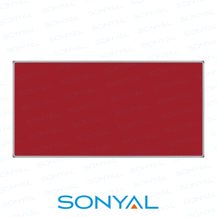 Sonyal 60x90 Duvara Monte Çuhalı Bayrak Kırmızı Kumaşlı Pano