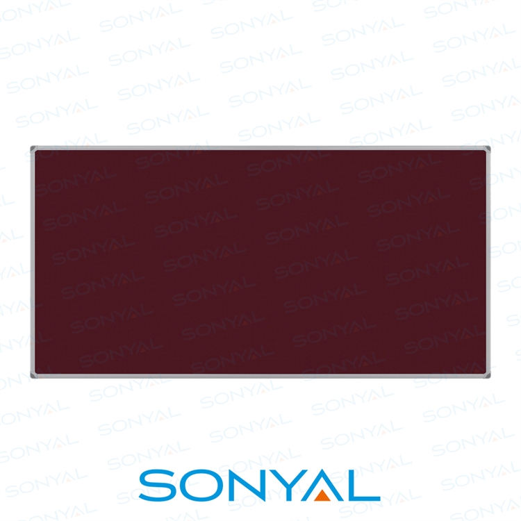 Sonyal 60x90 Duvara Monte Çuhalı Bordo Kumaşlı Pano