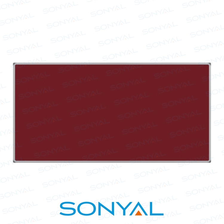 Sonyal 60x150 Duvara Monte Çuhalı Koyu Kırmızı Kumaşlı Pano