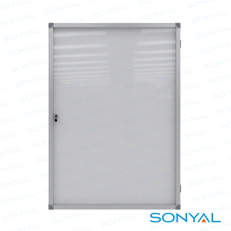 Sonyal 50X70 Kilitli Manyetik Camlı İlan Panosu