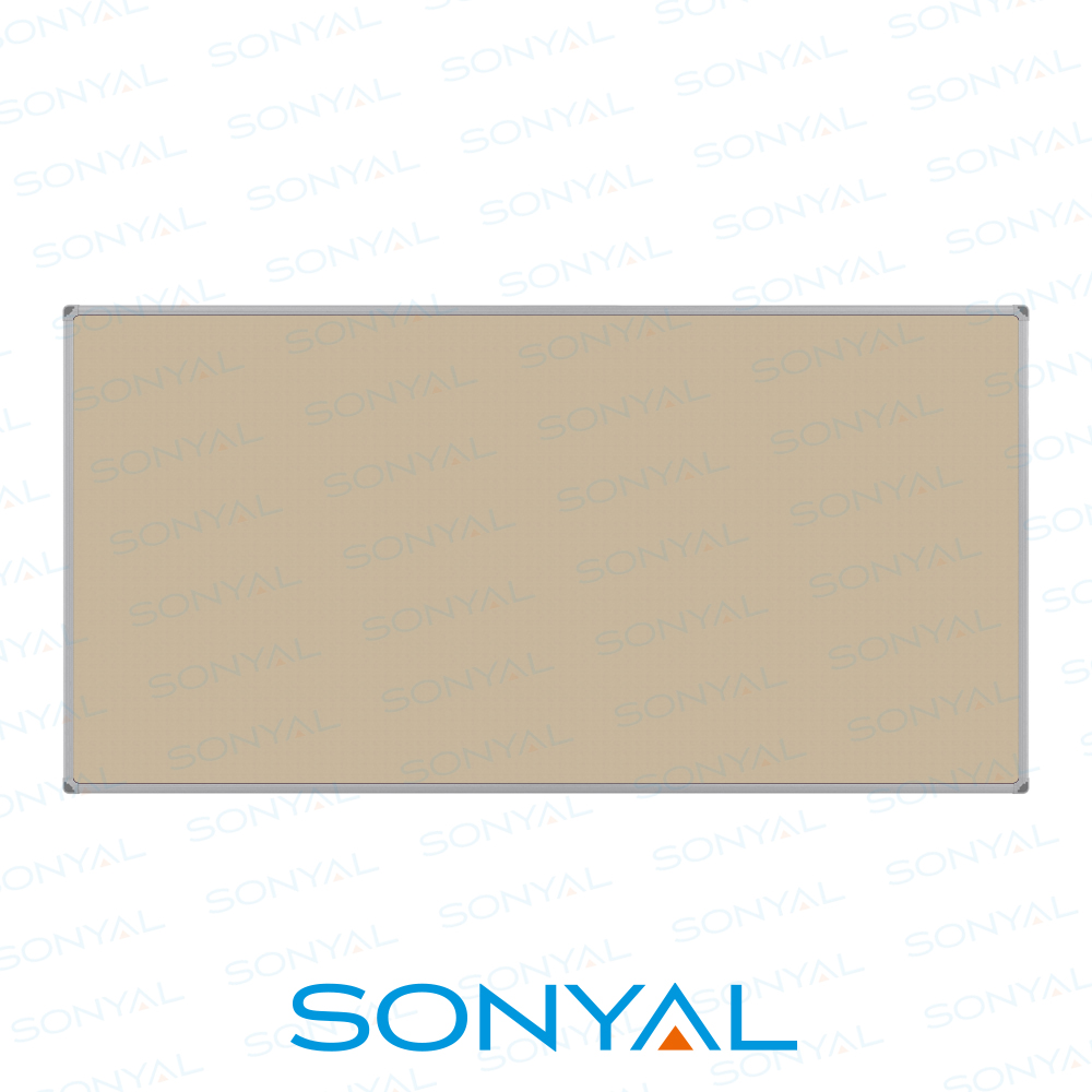 Sonyal Duvara Monte Krem Çuhalı Kumaşlı Pano