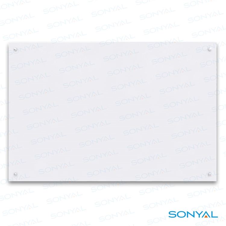 Sonyal <b>90*120 </b> Duvara Monte Çerçevesiz Çift Taraflı Laminat Beyaz Yazı Tahtası