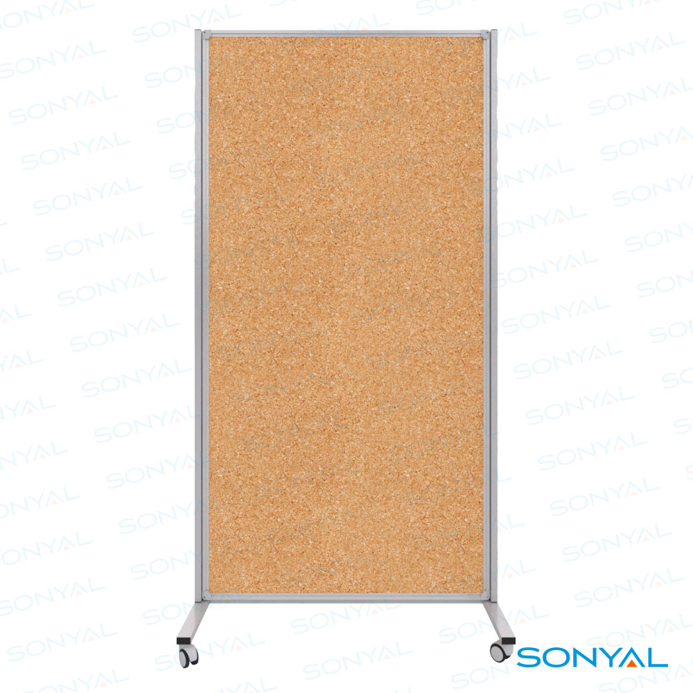 Sonyal 3 Kanatlı 270x180 6 Yüzlü Paravan Mantar Pano