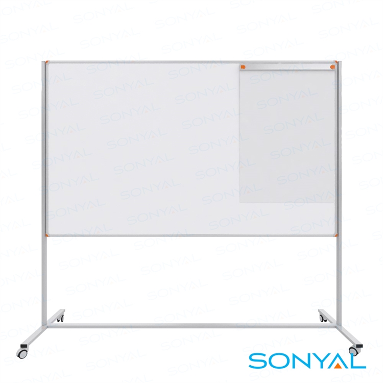 Sonyal <b>120*200</b> Tekerlekli Ayaklı Beyaz <b>Flipchart </b> Beyaz Yazı Tahtası <b> Tek Taraflı </b>