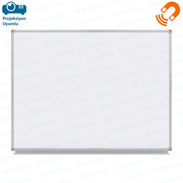 120x150 Duvara Monte Seramik Emaye Beyaz Manyetik Yazı Tahtası