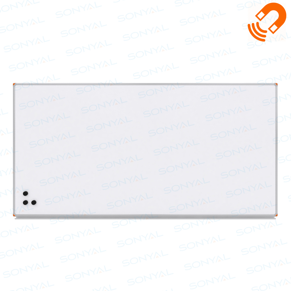 120x200 Duvara Monte Manyetik Beyaz Yazı Tahtası