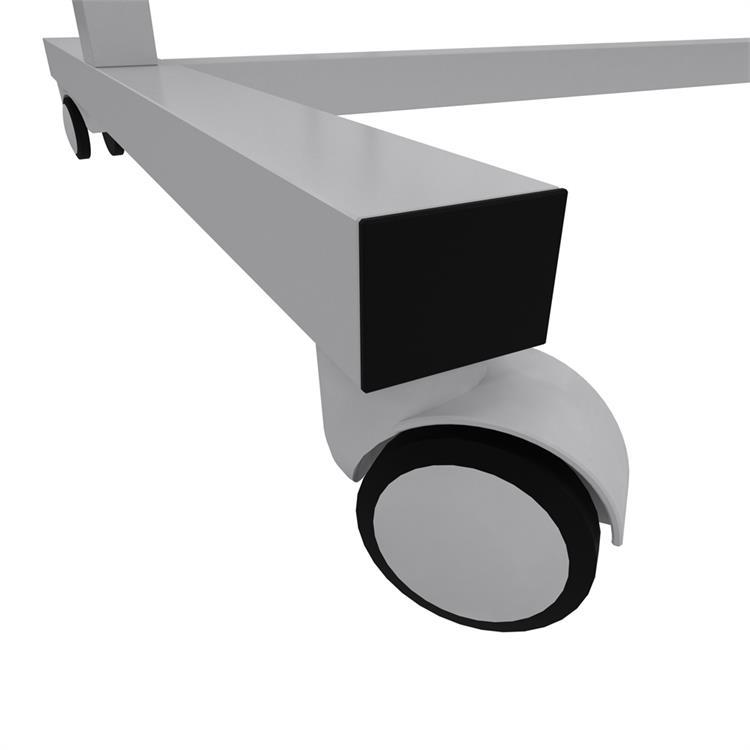 Sonyal <b>120x140 </b>  Mobil Beyaz Yazı Tahtası- <b> Tek Taraflı </b> Manyetik 