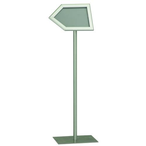 21x30 Ok İşaretli Ayaklı Yönlendirme Panosu - Standart Köşe 