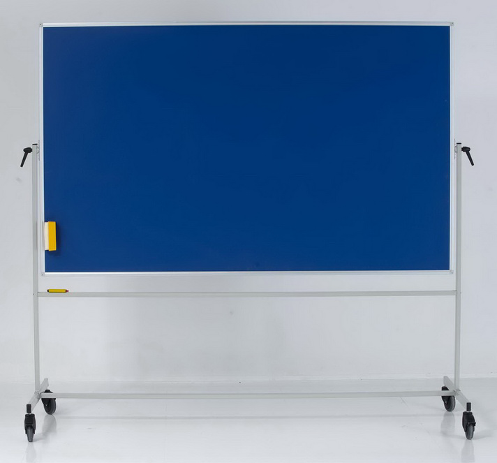 Emko <b>120*120</b>  Mobil <b> Çift Yüzlü </b> Çelik Seramik Emaye Yazı Tahtası