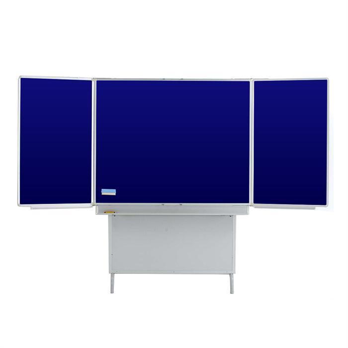 Duvara Monte Asansör Kombine Mavi Yazı Tahtası 120x200 (120x100-120x200-120x100)