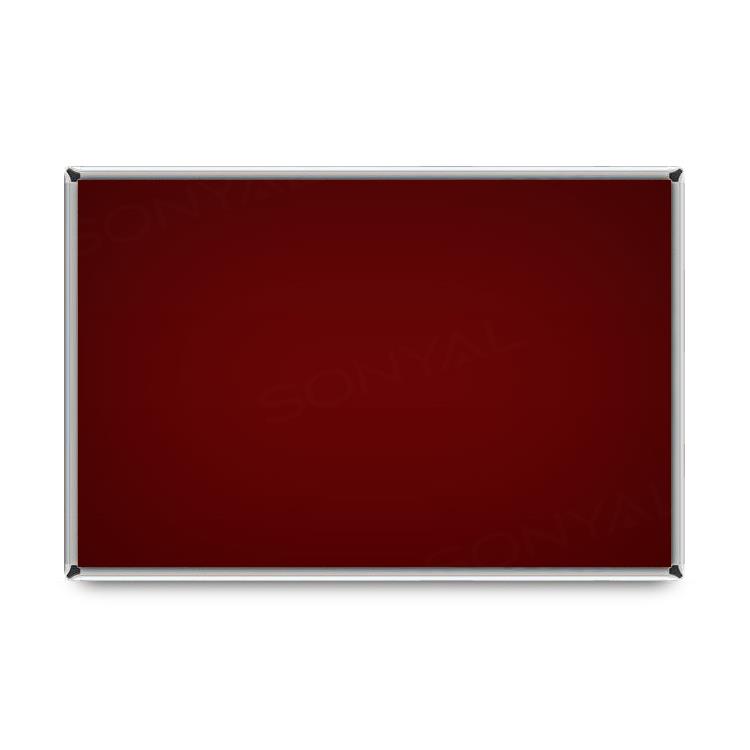 Sonyal 60x200 Bordo Kumaşlı Pano Metal Çerçeve