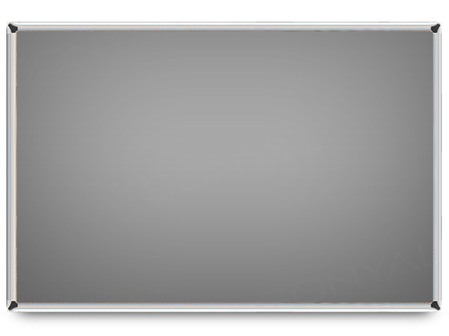 Sonyal 60x240 Gri Kumaşlı Pano Metal Çerçeve