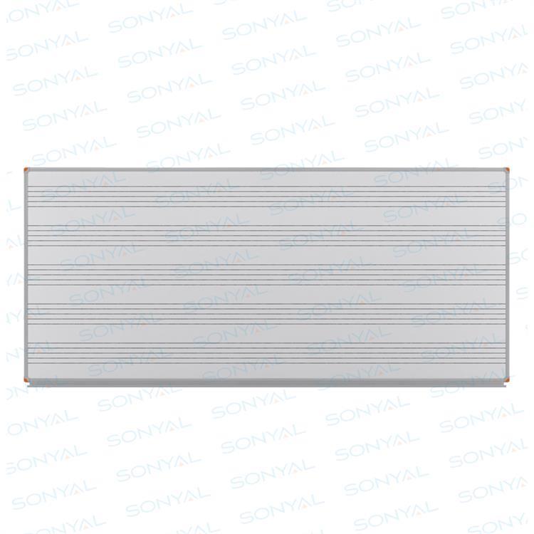 Sonyal <b>120*200 </b> Güzelyazı Çizgili UV Baskı Laminat Beyaz Yazı Tahtası