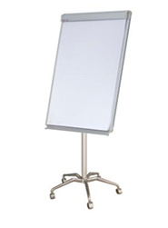 <b>75x100</b> Yıldız Ayaklı Emaye Beyaz Manyetik Yazı Tahtası (Flipkartlı)