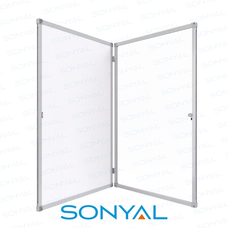 Sonyal 100X140 Kilitli Mıknastıslı Camlı İlan Panosu