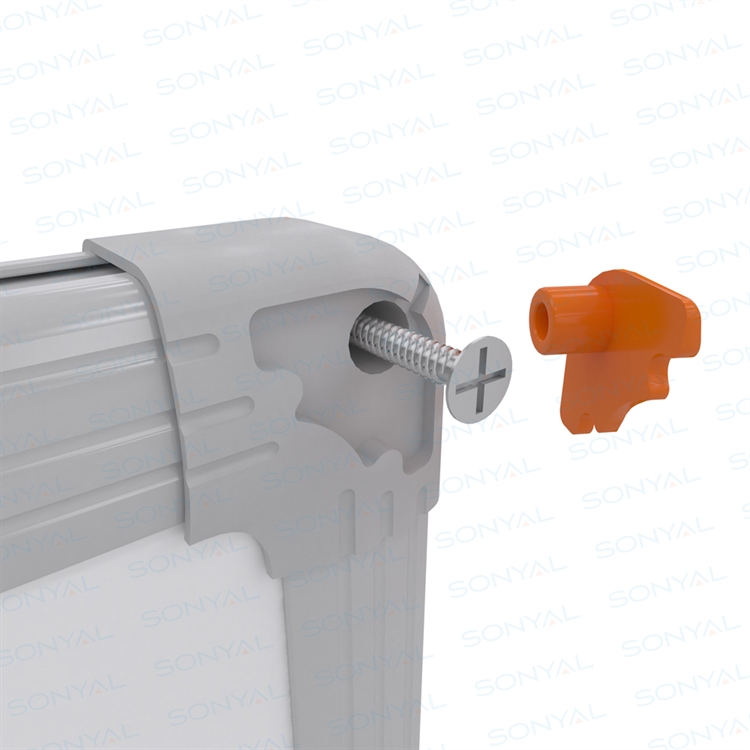 120x210 Duvara Monte Laminat Beyaz Yazı Tahtası