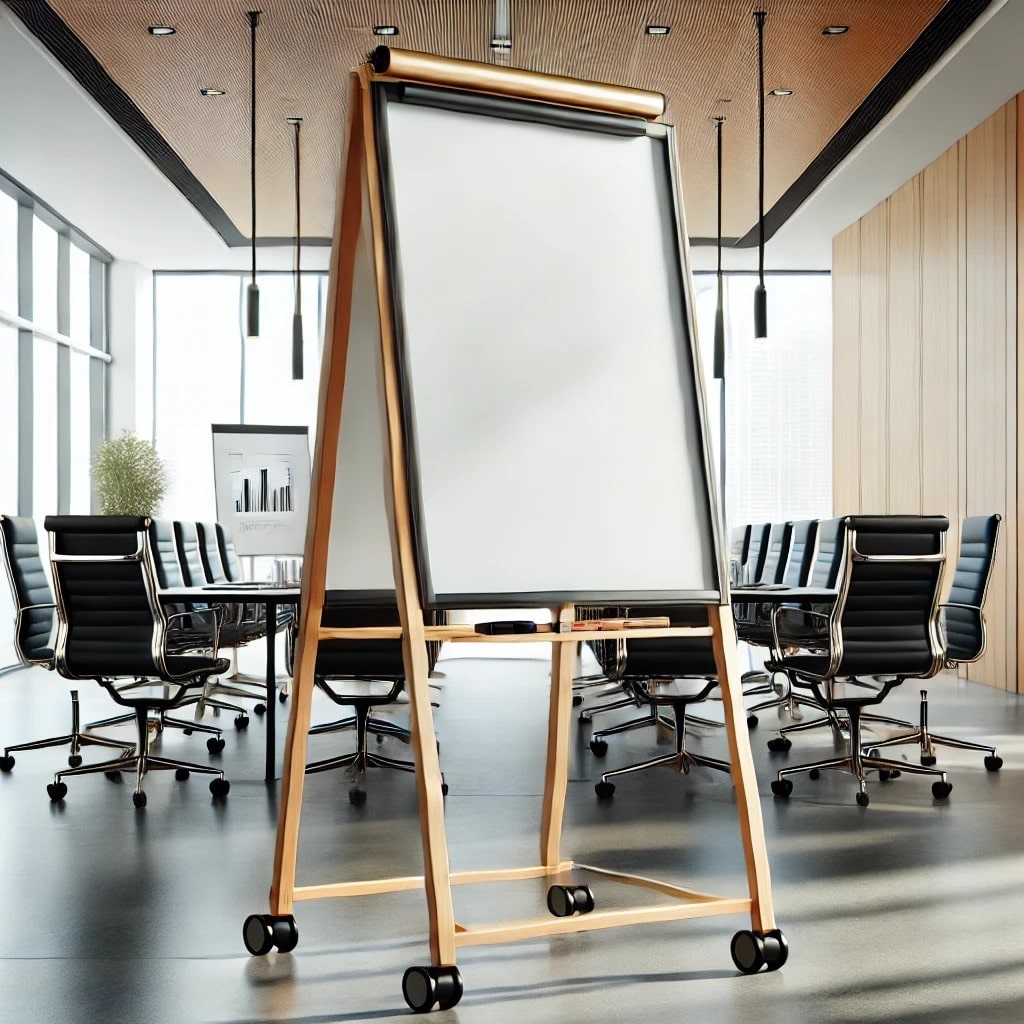 Manyetik Mıknatıs Tutan Tekerlekli Flipchart Yazı Tahtası